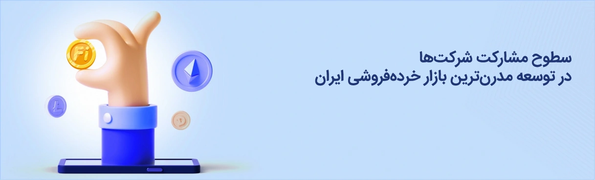 سطوح مشارکت شرکتها در توسعه مدرنترین بازار خردهفروشی ایران