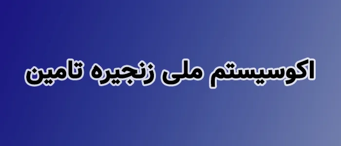 اکوسیستم ملی زنجیره تأمین