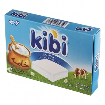 پنیر خامه‌‌ای 100 گرم کیبی