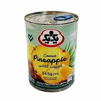 کمپوت آناناس 565 گرم یک و یک