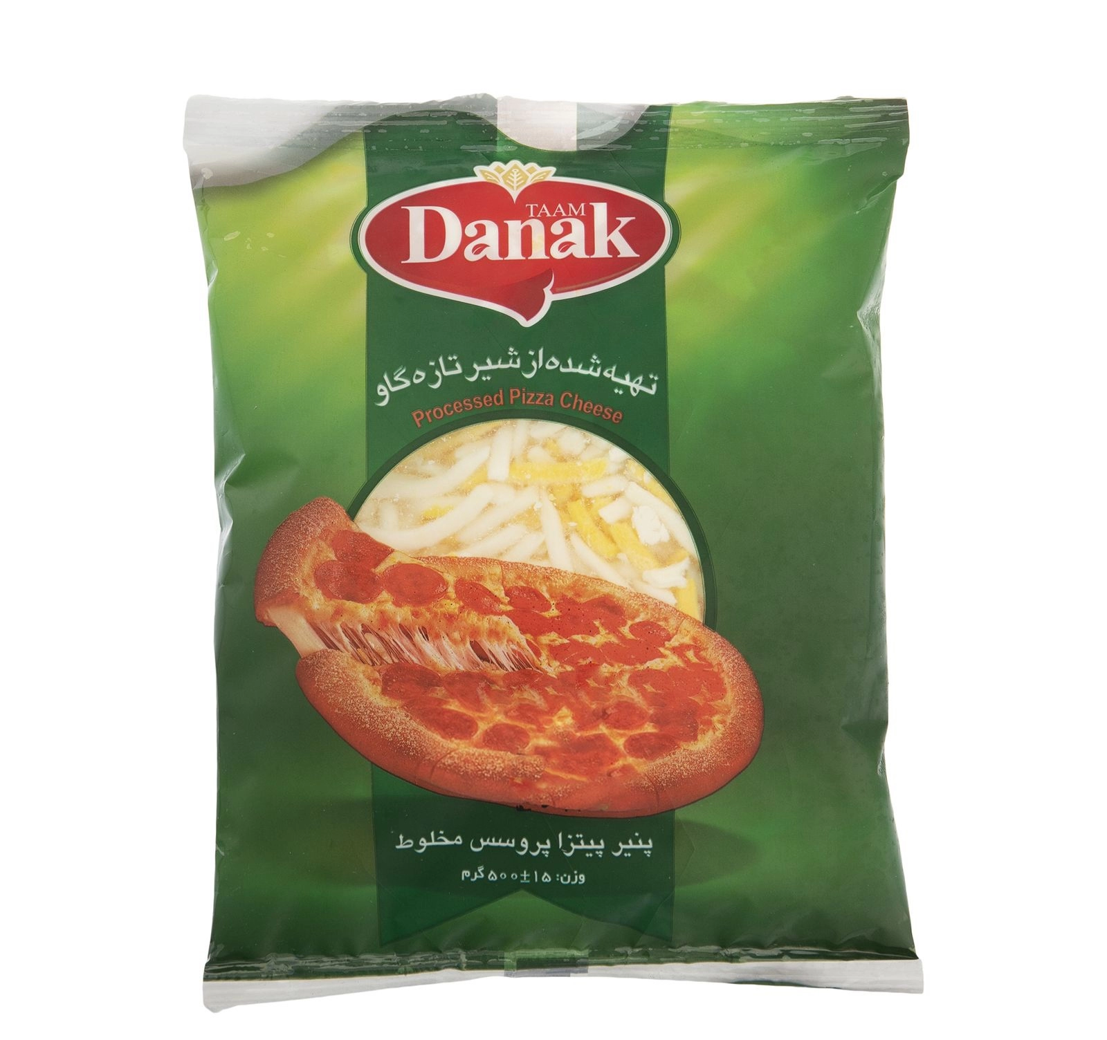 پنیر پیتزا پروسس مخلوط 500 گرم داناک