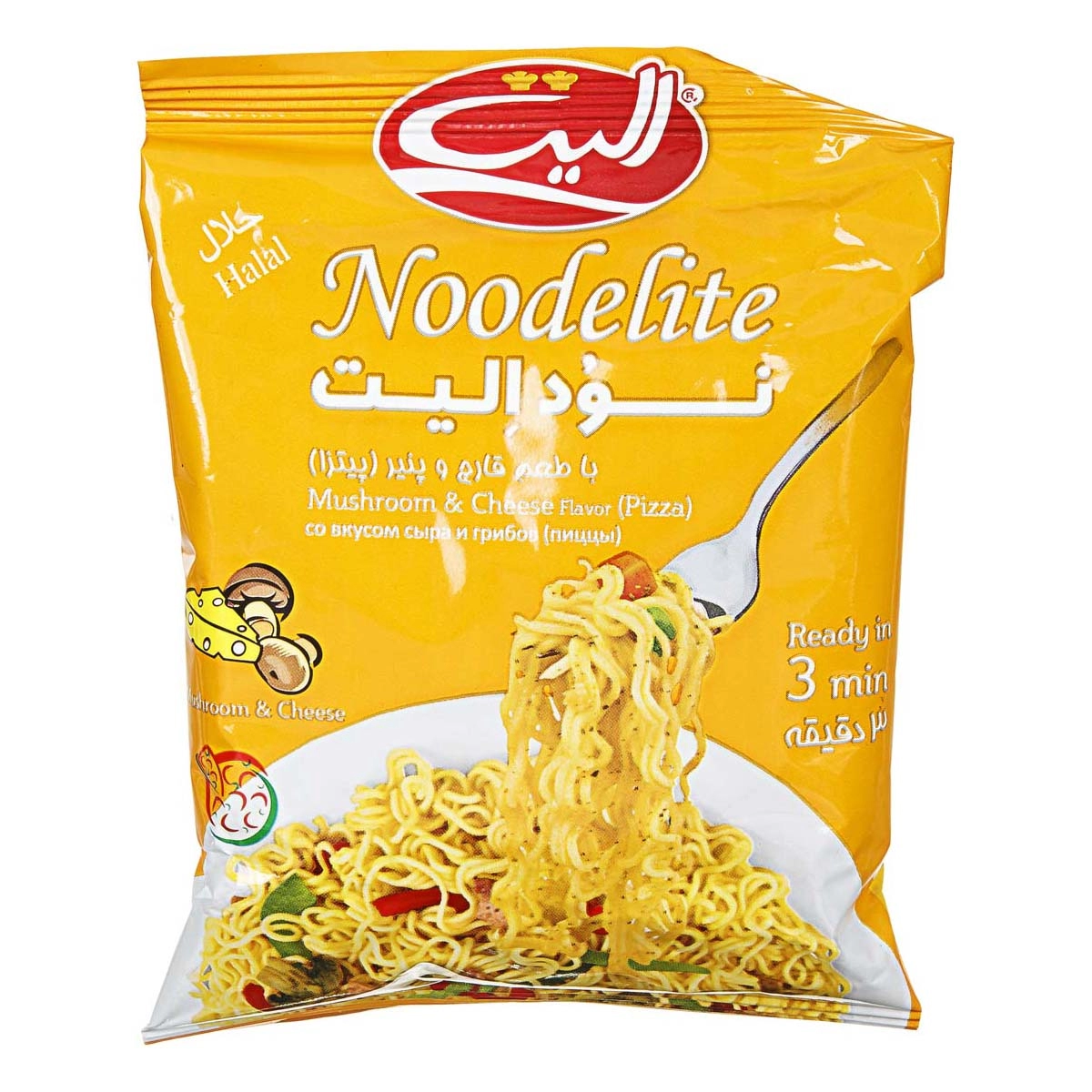 نودل با طعم قارچ و پنیر 75 گرم الیت