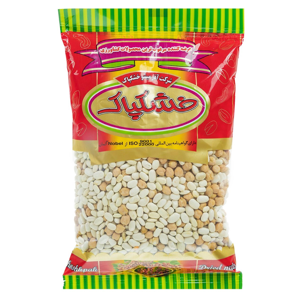 نخود و لوبیا مخلوط900 گرم خشکپاک