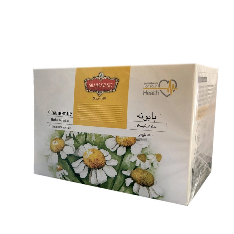 دمنوش گیاهی بابونه کیسه ای 20 عدد 30 گرم گلستان