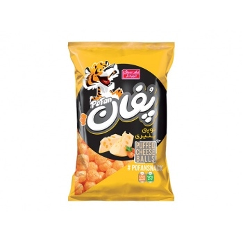 اسنک پنیری توپی 150 گرم پفان