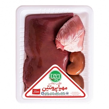 جگر، دل قلوه گوسفند 800 گرم مهیا پروتئین