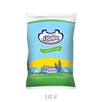 شیر پاستوریزه نایلونی کم چرب 1 لیتر سیمون