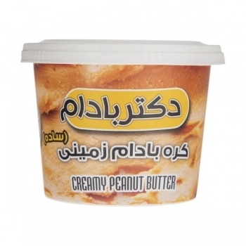 کره بادام زمینی ساده 220 گرم دکتر بادام
