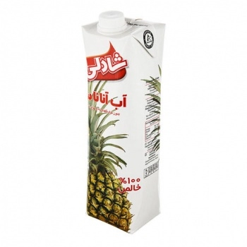 آب آناناس بدون شکر 1 لیتر شادلی