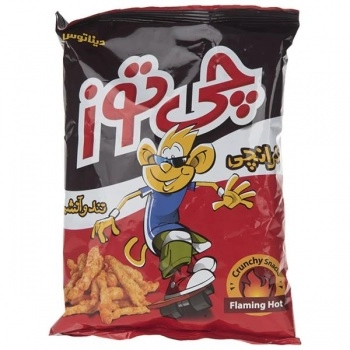 اسنک کرانچی تند و آتشین 95 گرم چی توز