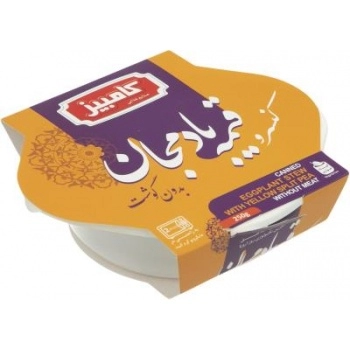 کنسرو قیمه بادمجان بدون گوشت 250 گرم کامبیز