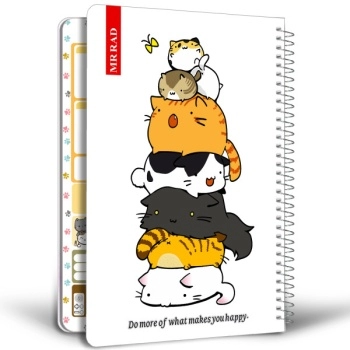 دفتربرنامه‌ریزی کد cat kawaii 1585 75 برگ مستر راد
