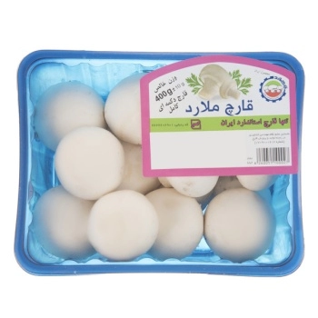 قارچ دکمه‌ ای 400 گرم قارچ ملارد