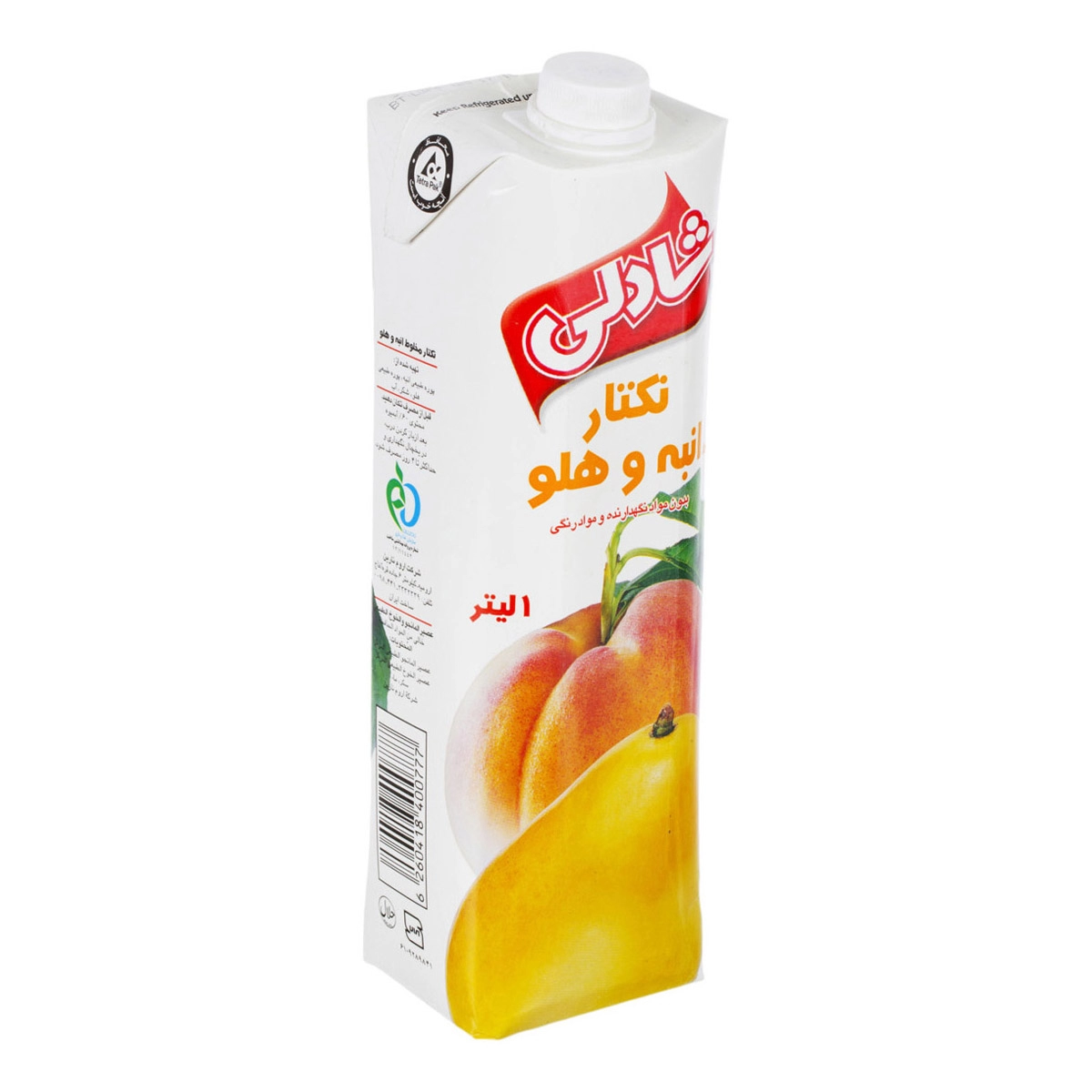 نکتار انبه و هلو 1 لیتر شادلی
