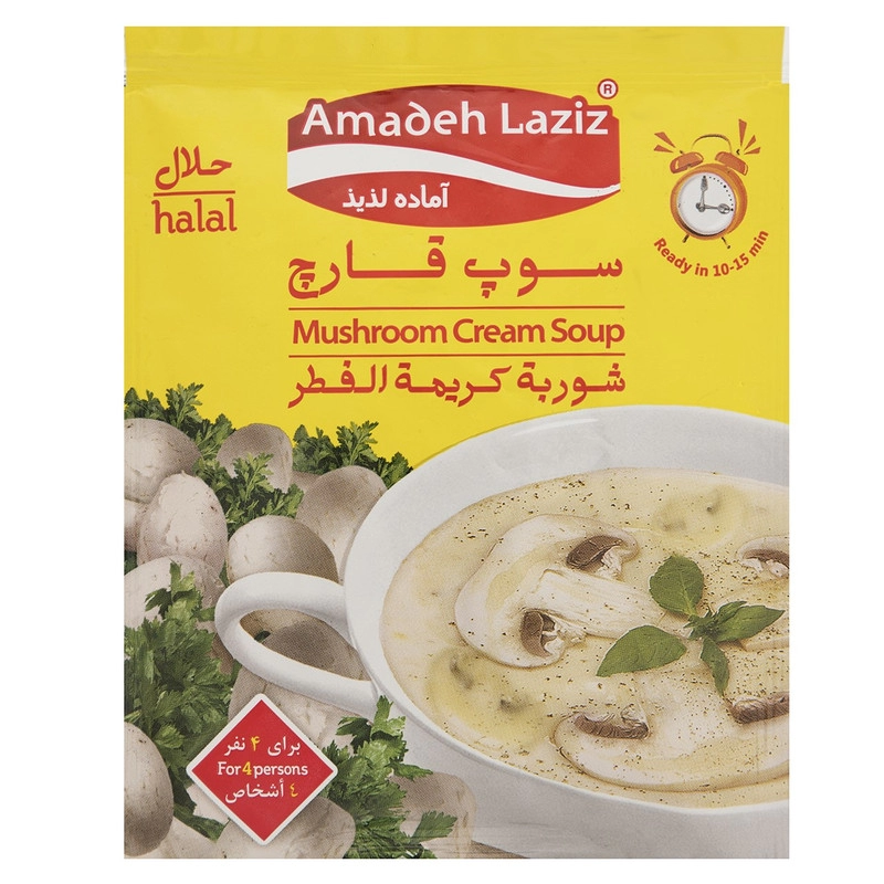 سوپ قارچ 61 گرم آماده لذیذ