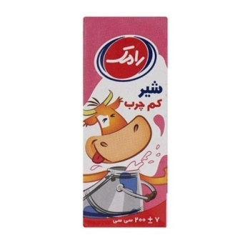 شیر کم چرب 200 میلی لیتر رامک