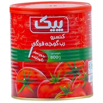 رب گوجه فرنگی 800 گرم پیک